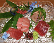 Bluefin tuna sashimi