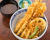 Edo-style Rice Bowl with Tempura: Conger Eel Tempura Bowl