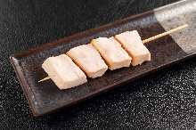 Grilled chicken tenderloin skewers