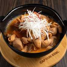 Simmered organ meats