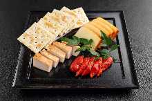 Assorted smoked foods