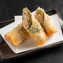 Jidori chicken spring roll