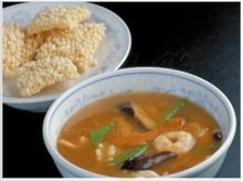 Gomoku scorched rice