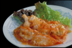 Stir-fried shrimp in chili sauce