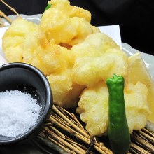 Pike conger tempura