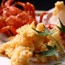 Spiny lobster tempura