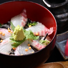 Tai chazuke (sea bream and rice with tea)