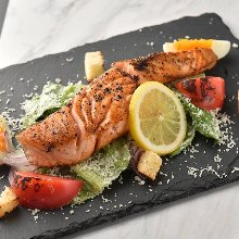 Fatty salmon salad