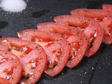 Sliced tomatoes