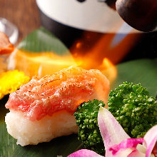 Seared beef sushi Seared beef sushi