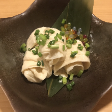 Edible Raw yuba (tofu skin)