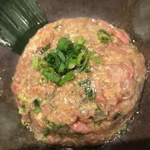 Horse mackerel Namero (chopped horse mackerel with miso)