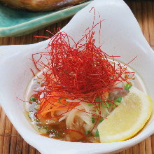 Marinated fried fish in vinegar sauce (Nanban-zuke)