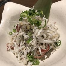 Whitebait salad