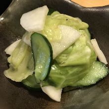 Lightly-pickled vegetables