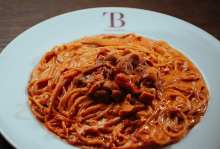 Sea Urchin Tomato Cream Spaghetti