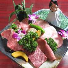 Assorted wagyu beef, 7 kinds