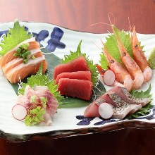 Assorted sashimi, 5 kinds