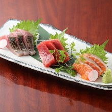 Assorted sashimi, 3 kinds