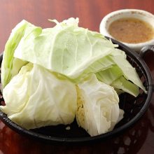 Cabbage and shiodare sauce