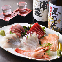 Assorted sashimi, 5 kinds