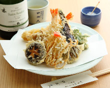 Assorted tempura
