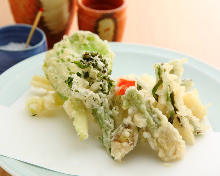 Assorted tempura