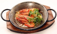 Fried shiba shrimp
