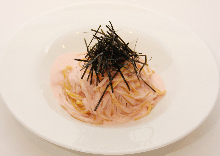 Spaghetti with mentaiko