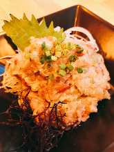 Namero (chopped and seasoned seafood)