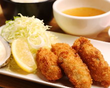 Deep-fried oysters