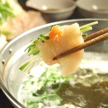 Chicken shabu-shabu