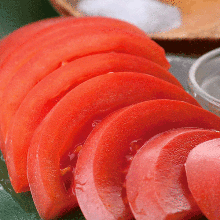 Sliced tomatoes