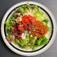 spicy soy meat salad