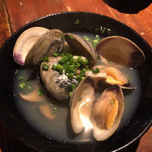 Steamed with sake