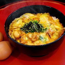 "Oyako" chicken and egg rice bowl