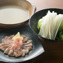 Chicken shabu-shabu