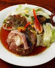 Japanese-style hamburg steak