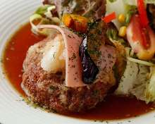 Japanese-style hamburg steak