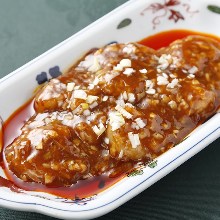 Stir-fried shrimp in chili sauce