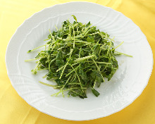 Stir-fried pea shoots