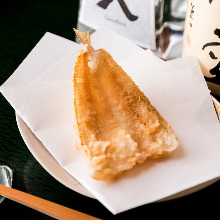 Smelt-whiting tempura