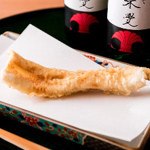 Conger eel tempura