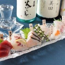 Assorted sashimi, 5 kinds