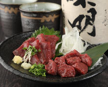 Assorted edible horse meat, 2 kinds