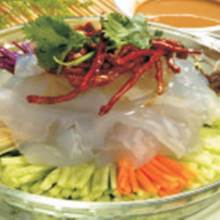 Glass noodles with sesame sauce Glass noodles with sesame sauce