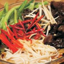 Bean-starch vermicelli with mala sauce