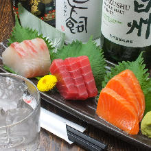 Assorted sashimi, 3 kinds