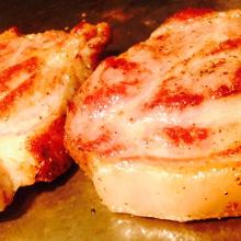 Teppan-yaki(cooked on a griddle)