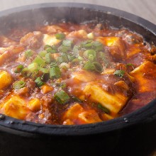 Spicy tofu and ground meat